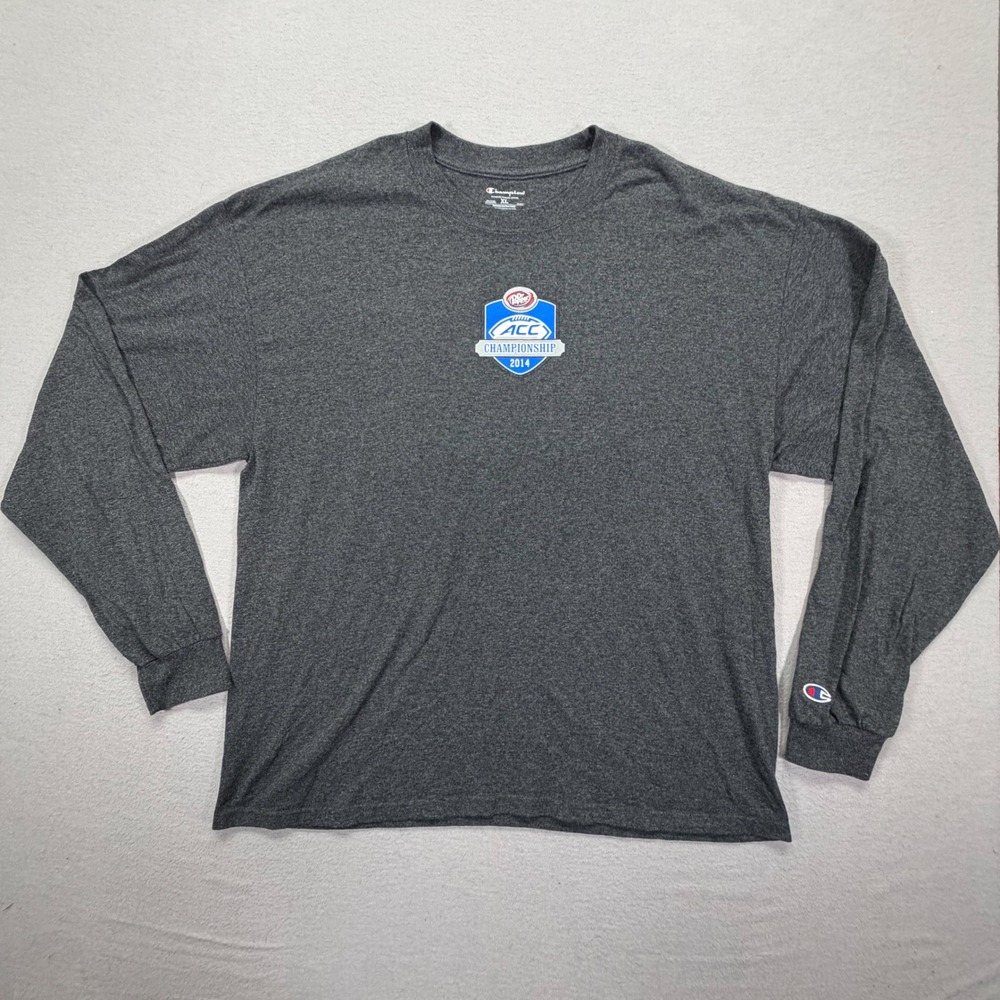 Champion‎ Mens T-Shirt Regular Charcoal Grey 2014 ACC Championship Graphic XL